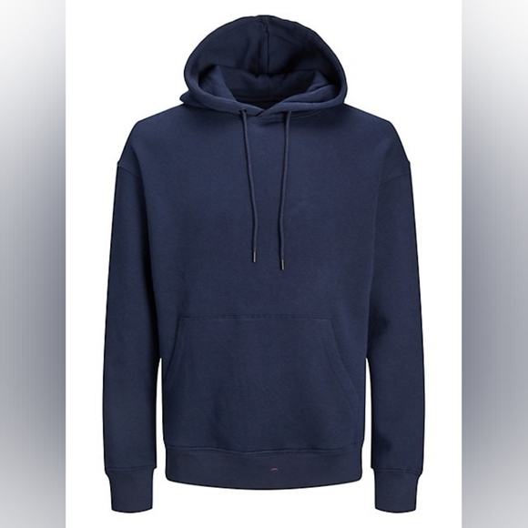 NWOT - Jack and Jones | Pullover Knit Hoodie - Medium - Blue - Picture 8 of 9